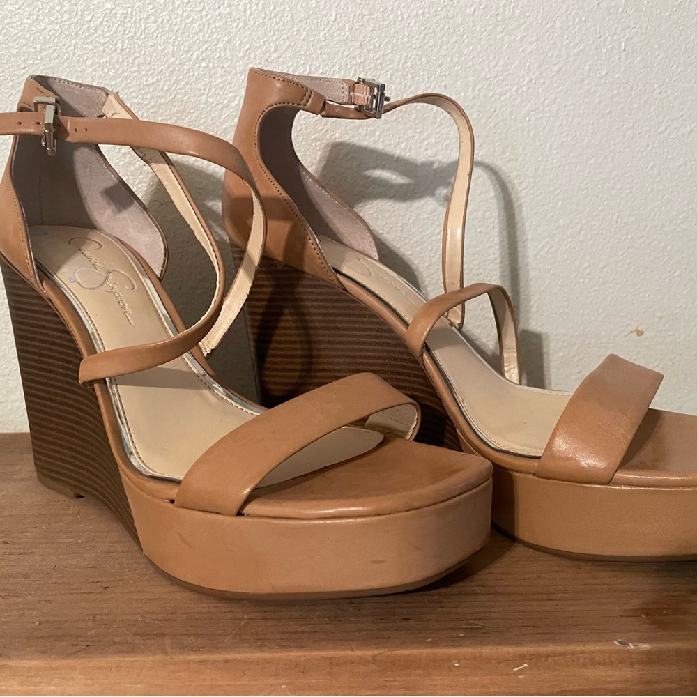 Jessica Simpson platform heels